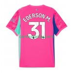 Camisolas de futebol Manchester City EDERSON M. 31 Guarda Redes Equipamento Alternativa 2025/26 Manga Curta